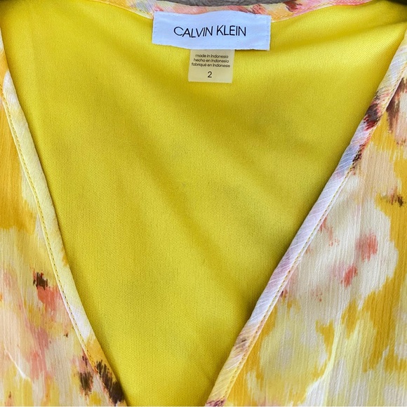 Calvin Klein Maxi dress. Size 2. Womens Floral Print Tea party Maxi Dress - Picture 13 of 14